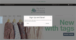 Desktop Screenshot of mykidsthreads.com